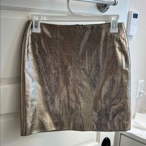 Forever 21 metallic skirt